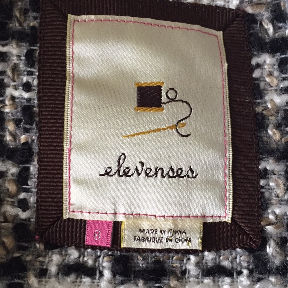 Anthropologie Elevenses Snapshot Tweed Jacket - Picture 7 of 10